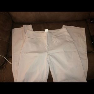 Women’s 8/9 white stretch dress pants